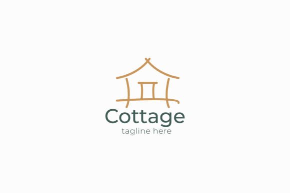 Cottage Logo for Travel Resort Holiday