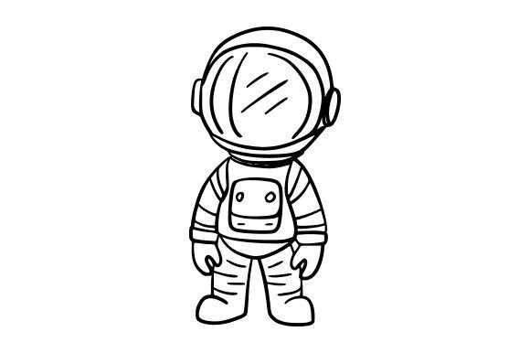 Friendly Astronaut Character: A Whimsical Asset for Creative Projects