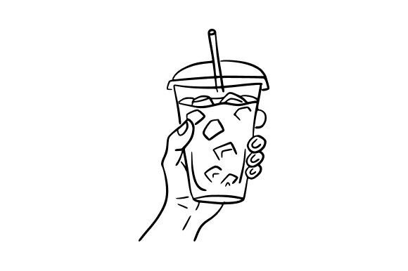 Iced Coffee Cup: A Versatile Design Asset for Creative Projects