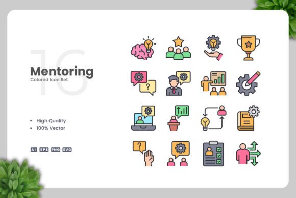 Mentoring Colored Icons: A Versatile Tool for Creative and Professional Projects