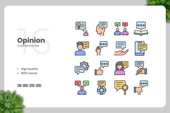 Opinion Colored Icons: A Strategic Tool for Visual Communication