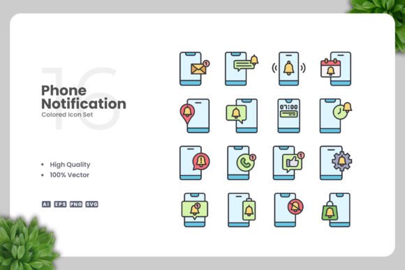 Phone Notification Colored Icons: A Modern Design Essential for Digital Communication